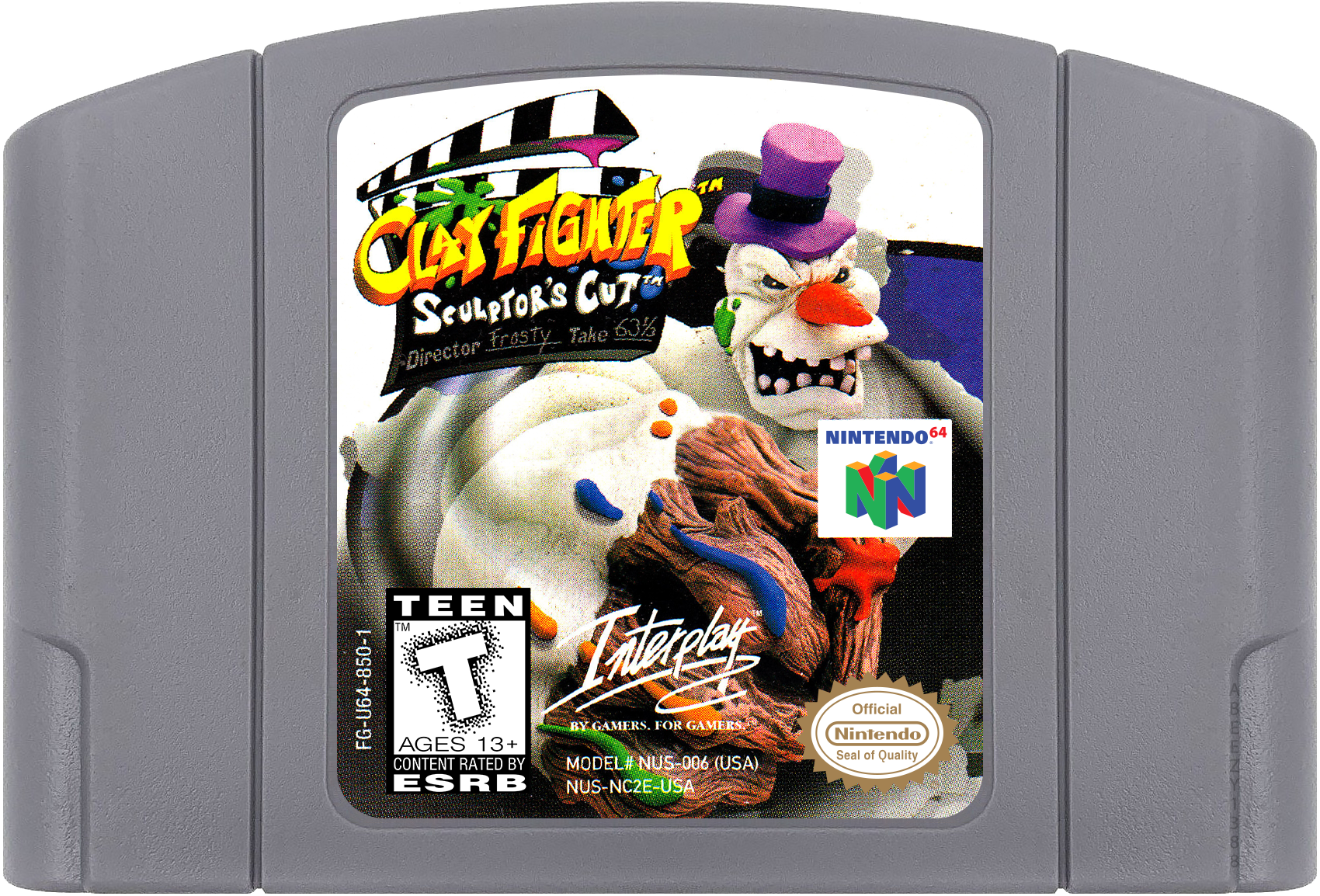 Clay Fighter Sculptors Cut media 5 for Nintendo 64